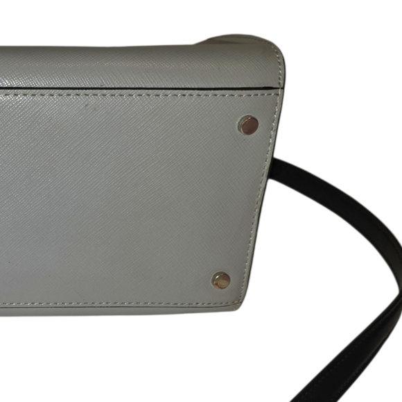 Kate Spade New York Staci Colorblock Medium Satchel Bag - Gray, Black, White - Picture 7 of 8